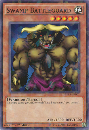 Swamp Battleguard [SP15-EN002] Shatterfoil Rare | Cracking-Singles