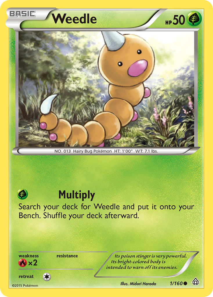 Weedle (1/160) [XY: Primal Clash] | Cracking-Singles