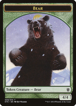 Bear Token [Khans of Tarkir Tokens] | Cracking-Singles