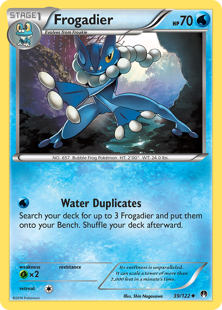 Frogadier (39/122) [XY: BREAKpoint] | Cracking-Singles