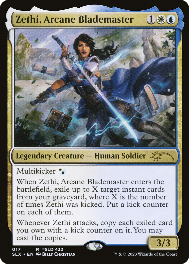 Zethi, Arcane Blademaster [Secret Lair: Universes Within] | Cracking-Singles