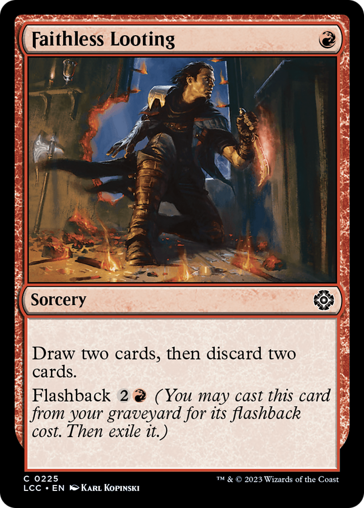 Faithless Looting [The Lost Caverns of Ixalan Commander] | Cracking-Singles