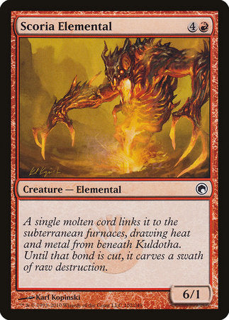 Scoria Elemental [Scars of Mirrodin] | Cracking-Singles