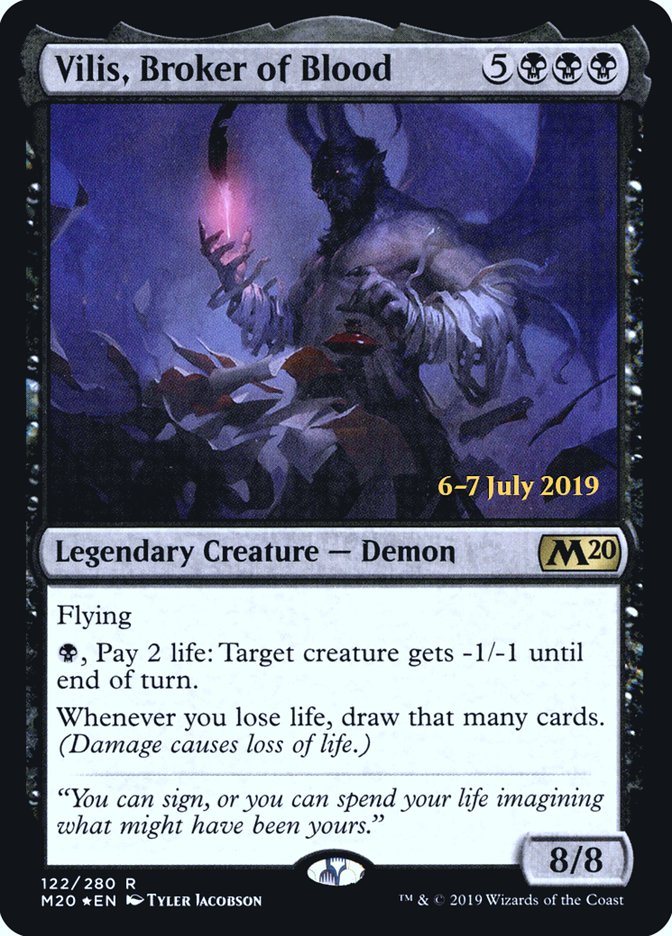 Vilis, Broker of Blood  [Core Set 2020 Prerelease Promos] | Cracking-Singles