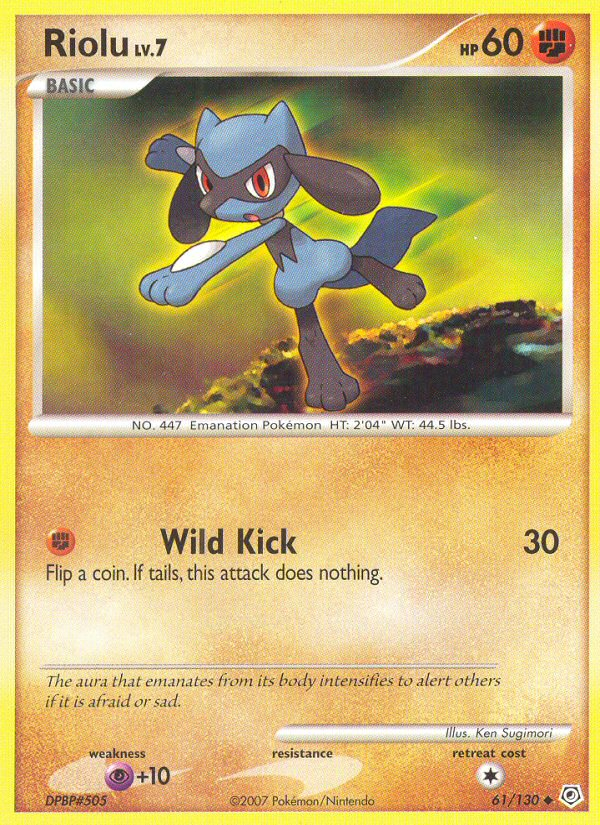 Riolu (61/130) [Diamond & Pearl: Base Set] | Cracking-Singles