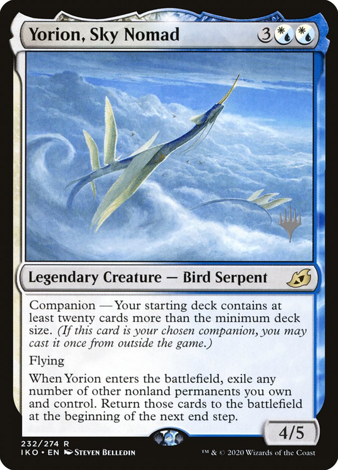 Yorion, Sky Nomad (Promo Pack) [Ikoria: Lair of Behemoths Promos] | Cracking-Singles