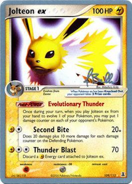 Jolteon ex (109/113) (Eeveelutions - Jimmy Ballard) [World Championships 2006] | Cracking-Singles