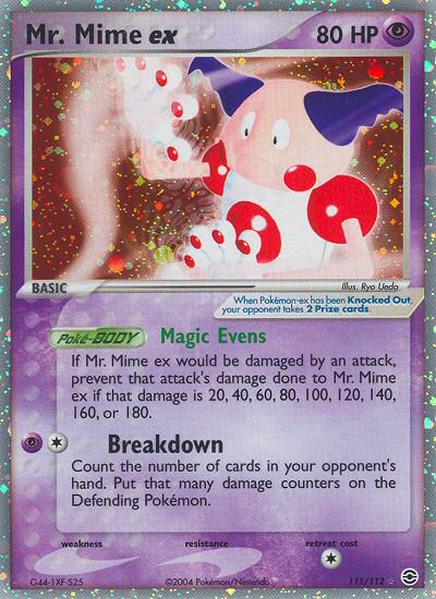 Mr. Mime ex (111/112) [EX: FireRed & LeafGreen] | Cracking-Singles