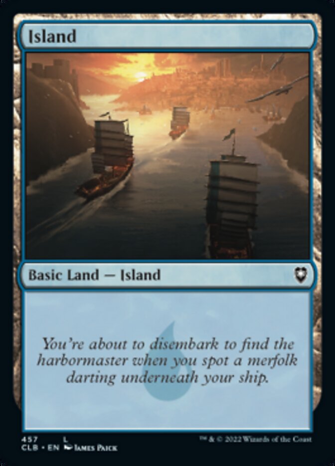 Island (457) [Commander Legends: Battle for Baldur's Gate] | Cracking-Singles