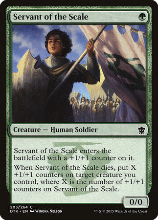 Servant of the Scale [Dragons of Tarkir] | Cracking-Singles