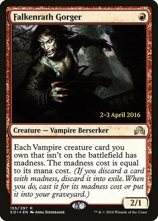 Falkenrath Gorger [Shadows over Innistrad Promos] | Cracking-Singles