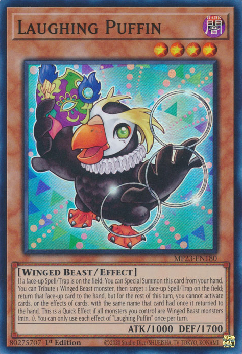 Laughing Puffin [MP23-EN180] Super Rare | Cracking-Singles