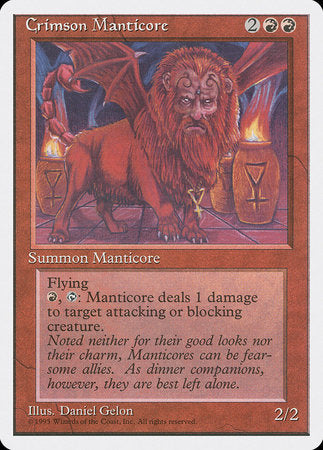 Crimson Manticore [Fourth Edition] | Cracking-Singles