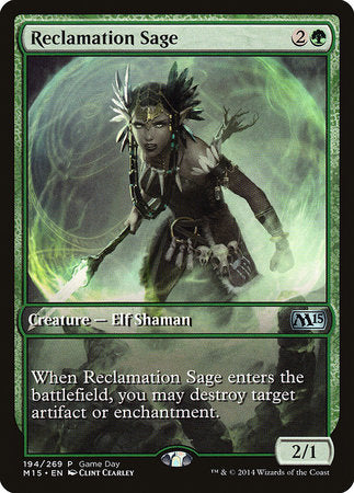 Reclamation Sage [Magic 2015 Promos] | Cracking-Singles