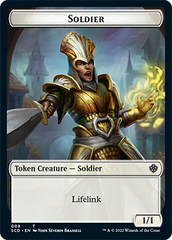 Saproling // Soldier Double-Sided Token [Starter Commander Decks] | Cracking-Singles