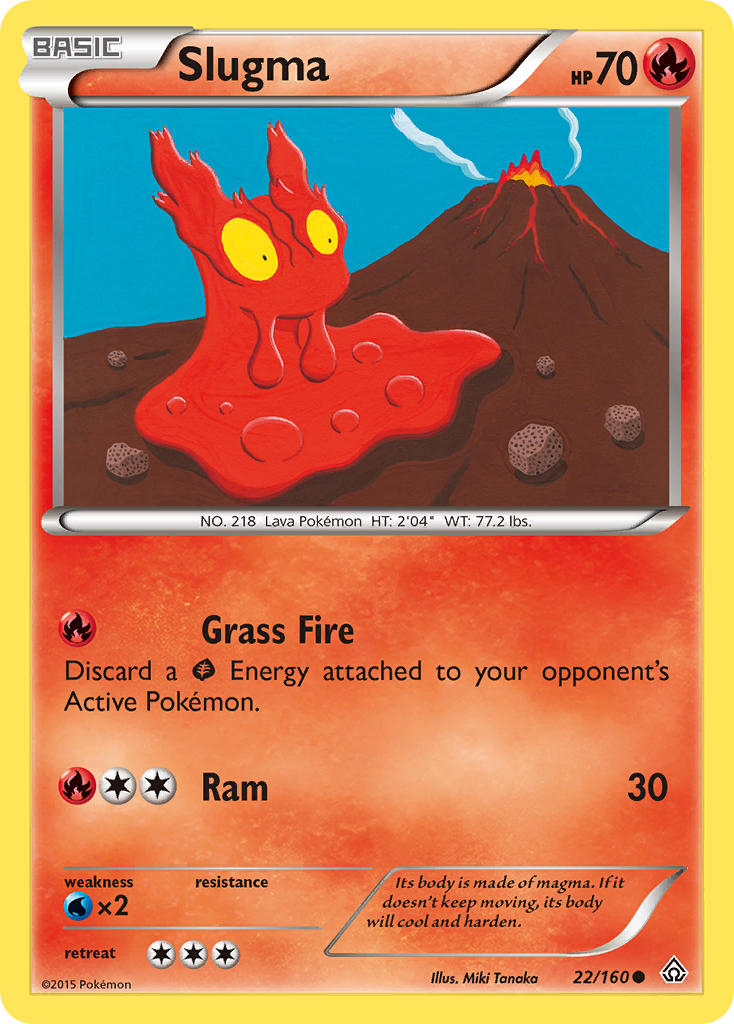 Slugma (22/160) [XY: Primal Clash] | Cracking-Singles