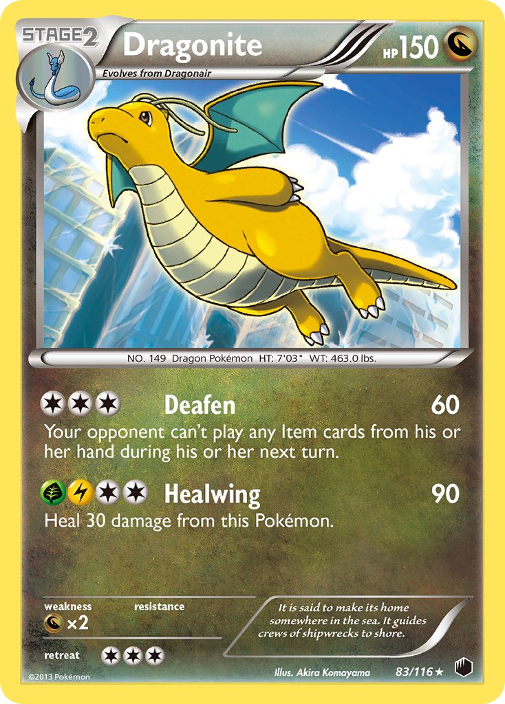 Dragonite (83/116) (Cosmos Holo) (Blister Exclusive) [Black & White: Plasma Freeze] | Cracking-Singles