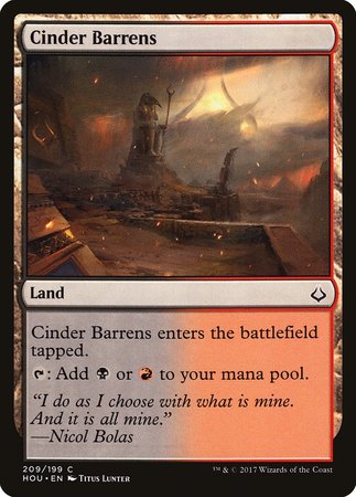 Cinder Barrens [Hour of Devastation] | Cracking-Singles