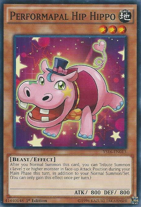 Performapal Hip HIppo [YS16-EN013] Common | Cracking-Singles