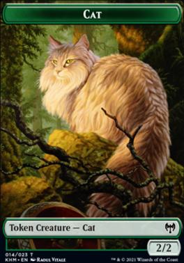 Cat // Human Soldier Foil Token [Kaldheim] | Cracking-Singles