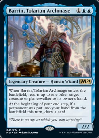 Barrin, Tolarian Archmage [Core Set 2021] | Cracking-Singles