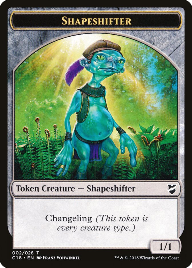 Shapeshifter // Zombie [Commander 2018 Tokens] | Cracking-Singles