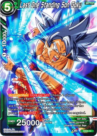 Last One Standing Son Goku [EX03-14] | Cracking-Singles