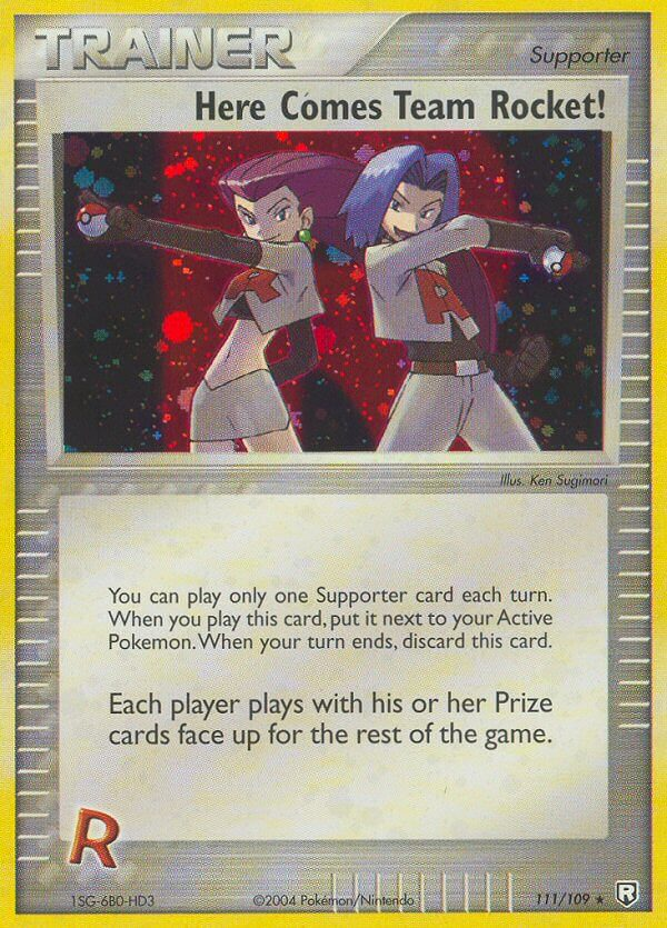 Here Comes Team Rocket! (111/109) [EX: Team Rocket Returns] | Cracking-Singles