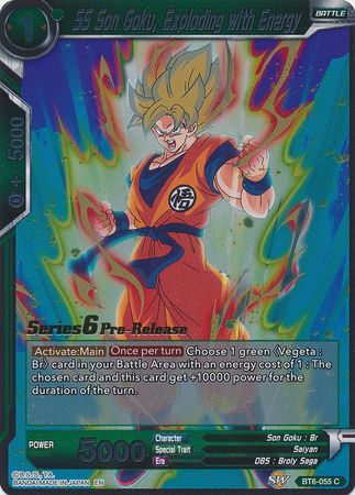 SS Son Goku, Exploding with Energy [BT6-055_PR] | Cracking-Singles