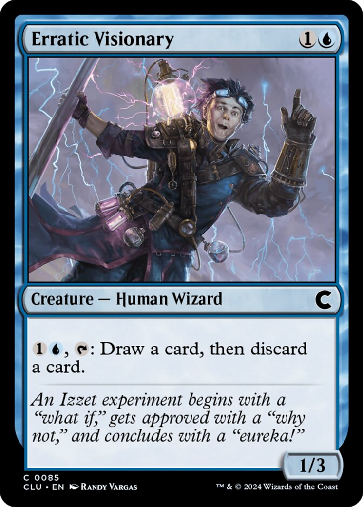 Erratic Visionary [Ravnica: Clue Edition] | Cracking-Singles