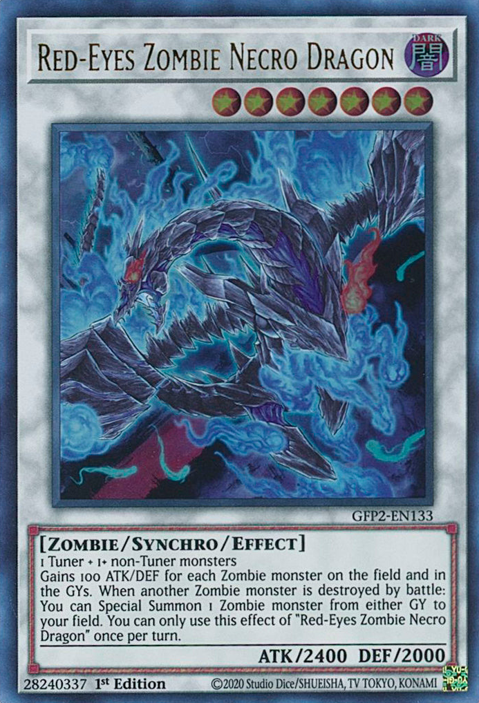 Red-Eyes Zombie Necro Dragon [GFP2-EN133] Ultra Rare | Cracking-Singles