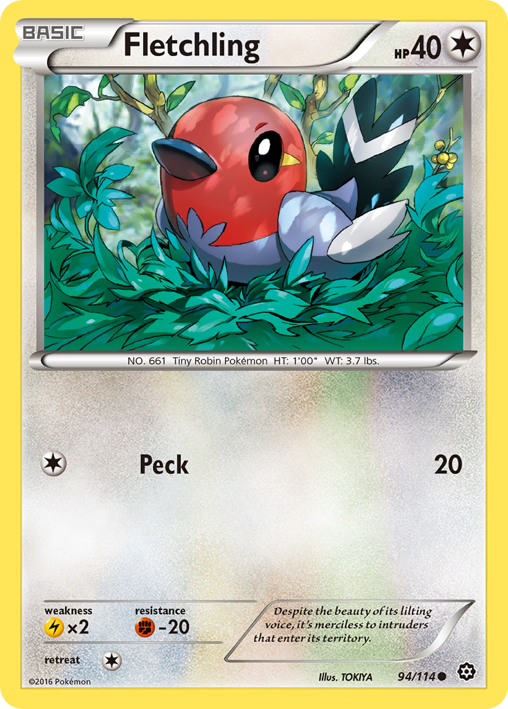 Fletchling (94/114) [XY: Steam Siege] | Cracking-Singles