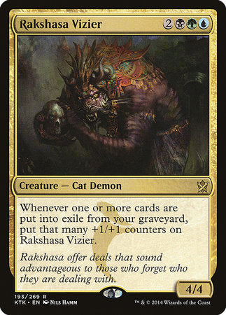 Rakshasa Vizier [Khans of Tarkir] | Cracking-Singles