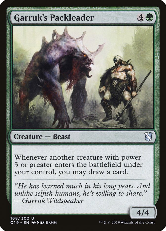 Garruk's Packleader [Commander 2019] | Cracking-Singles