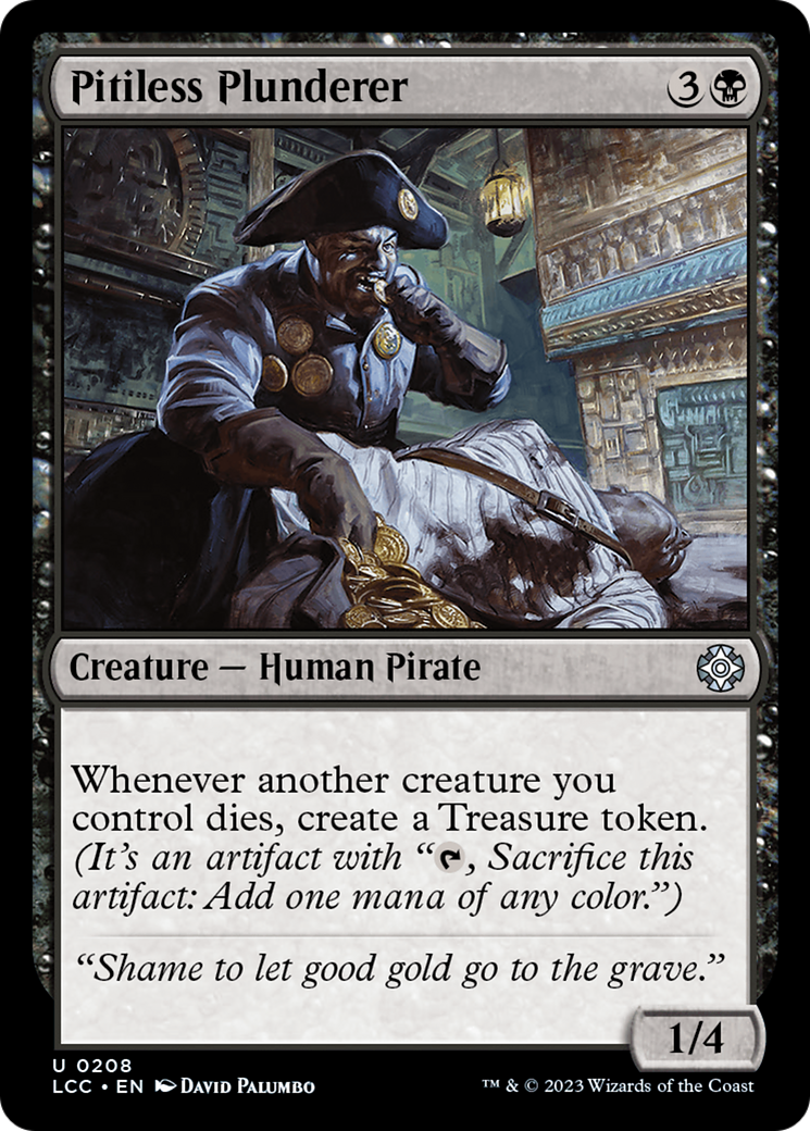 Pitiless Plunderer [The Lost Caverns of Ixalan Commander] | Cracking-Singles