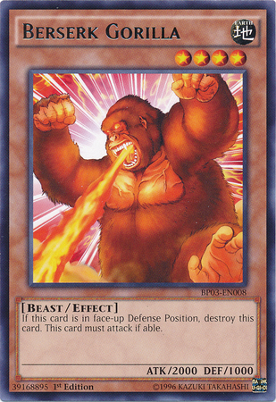 Berserk Gorilla [BP03-EN008] Rare | Cracking-Singles