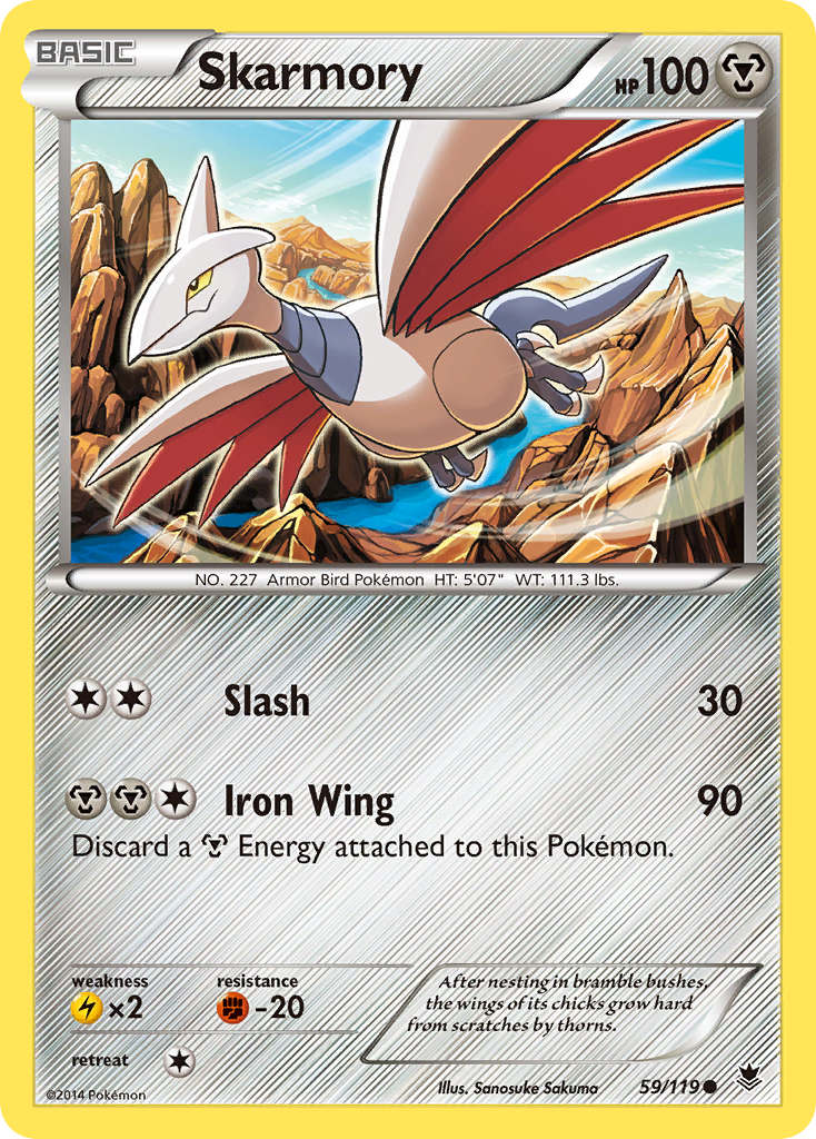 Skarmory (59/119) [XY: Phantom Forces] | Cracking-Singles