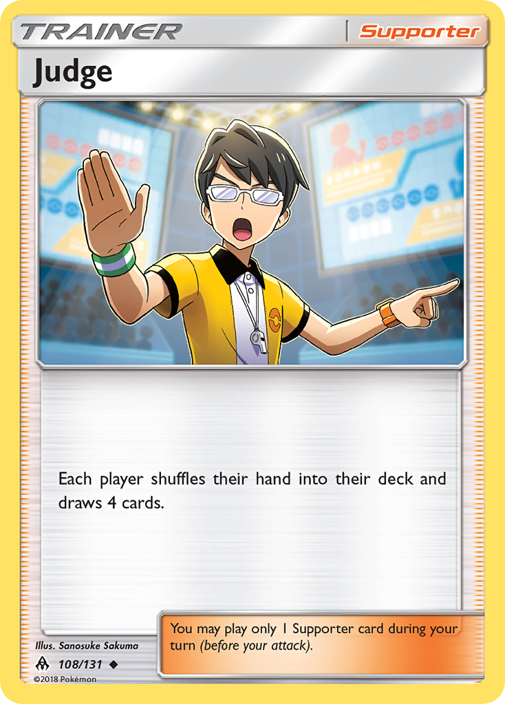 Judge (108/131) [Sun & Moon: Forbidden Light] | Cracking-Singles