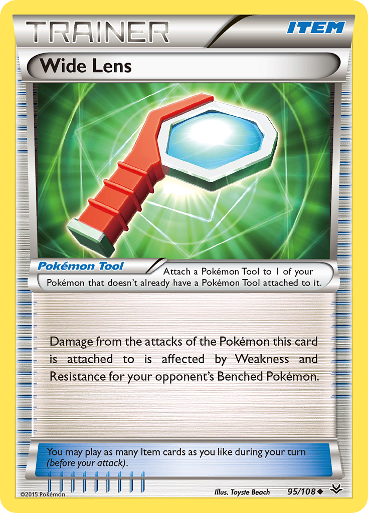 Wide Lens (95/108) [XY: Roaring Skies] | Cracking-Singles