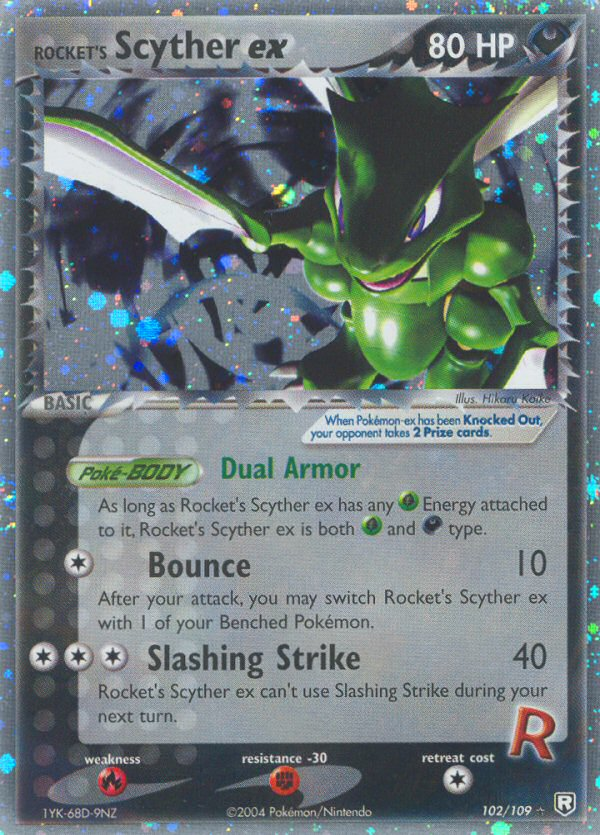 Rocket's Scyther ex (102/109) [EX: Team Rocket Returns] | Cracking-Singles