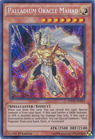 Palladium Oracle Mahad [MVP1-ENS53] Secret Rare | Cracking-Singles