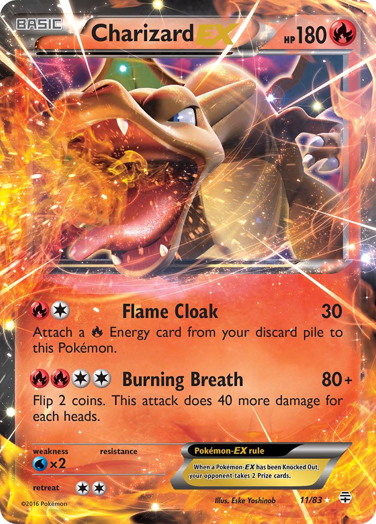 Charizard EX (11/83) [XY: Generations] | Cracking-Singles