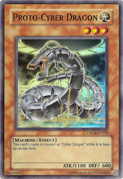 Proto-Cyber Dragon [DR04-EN130] Super Rare | Cracking-Singles