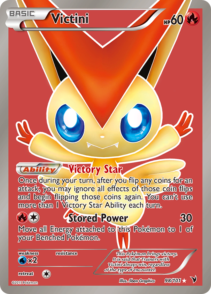 Victini (98/101) [Black & White: Noble Victories] | Cracking-Singles