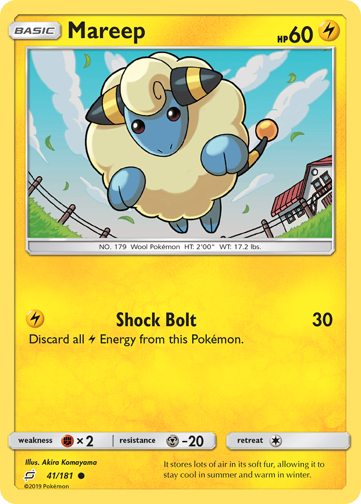 Mareep (41/181) [Sun & Moon: Team Up] | Cracking-Singles