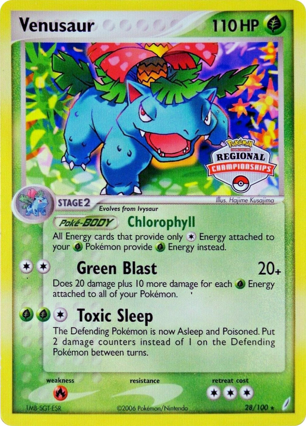 Venusaur (28/100) (Regional Championship Promo) [EX: Crystal Guardians] | Cracking-Singles