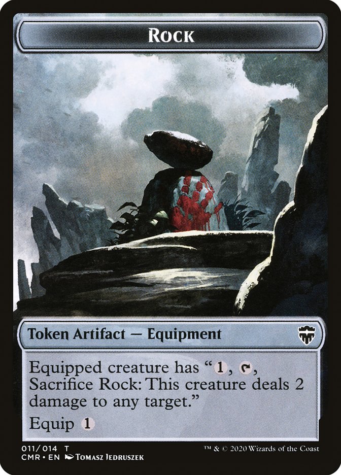 Rock // Treasure Token [Commander Legends Tokens] | Cracking-Singles