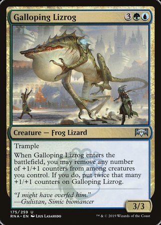 Galloping Lizrog [Ravnica Allegiance] | Cracking-Singles