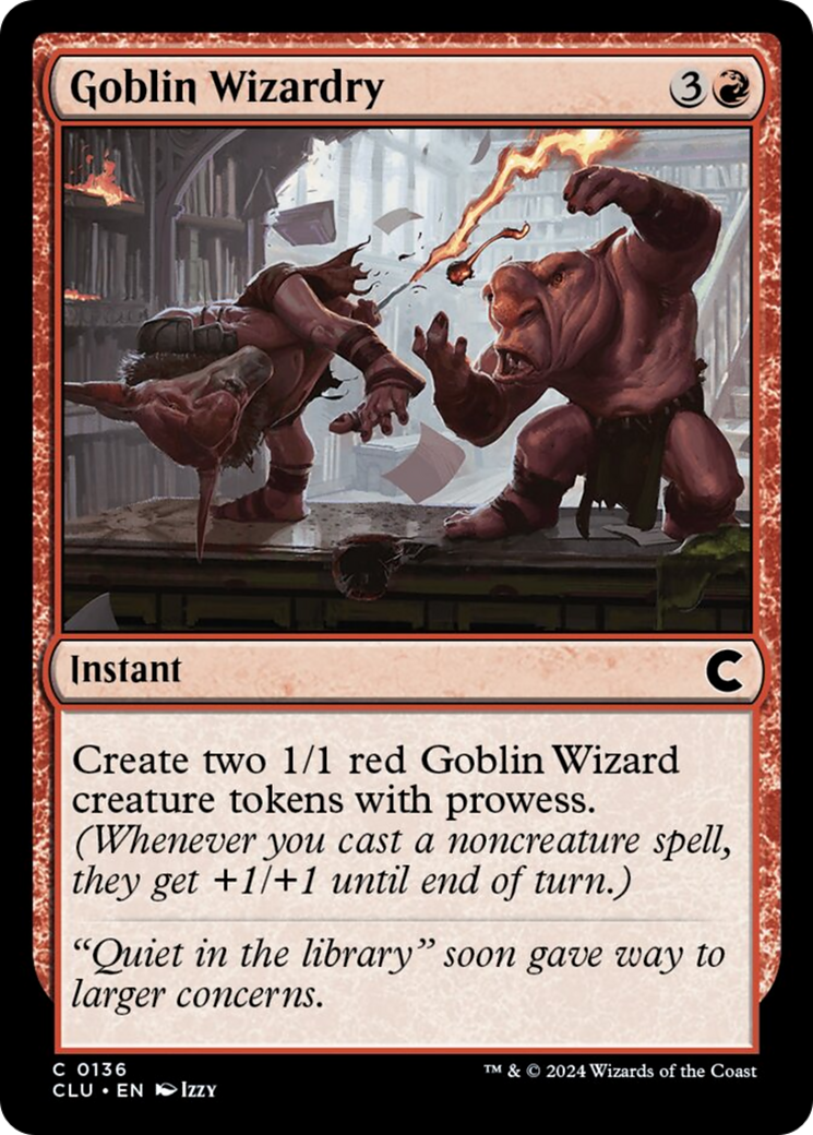 Goblin Wizardry [Ravnica: Clue Edition] | Cracking-Singles