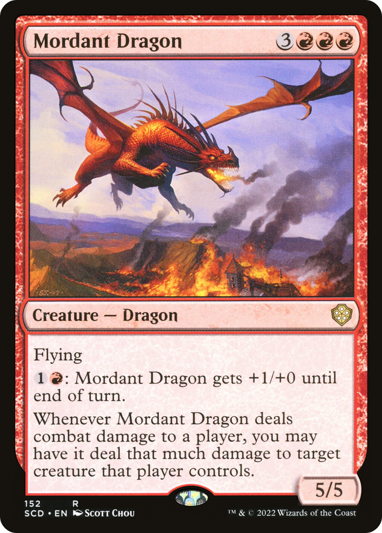 Mordant Dragon [Starter Commander Decks] | Cracking-Singles